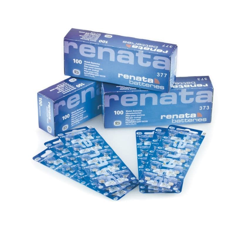 Renata: 1.55V Silver Oxide Wrist Watch Battery Button Cell - View 1