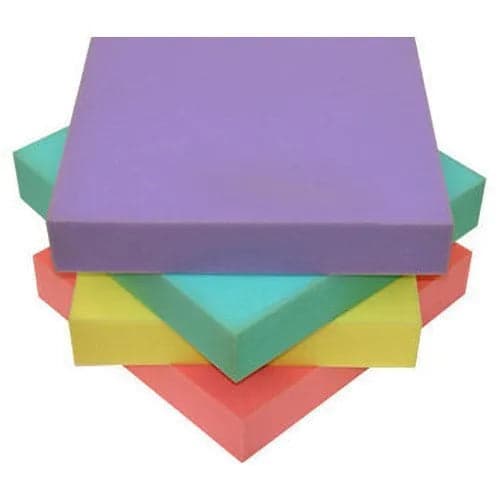 2.5in(65mm) Yellow Polyurethane PU Foam Sheet - 6inx6inx2.5in - View 2