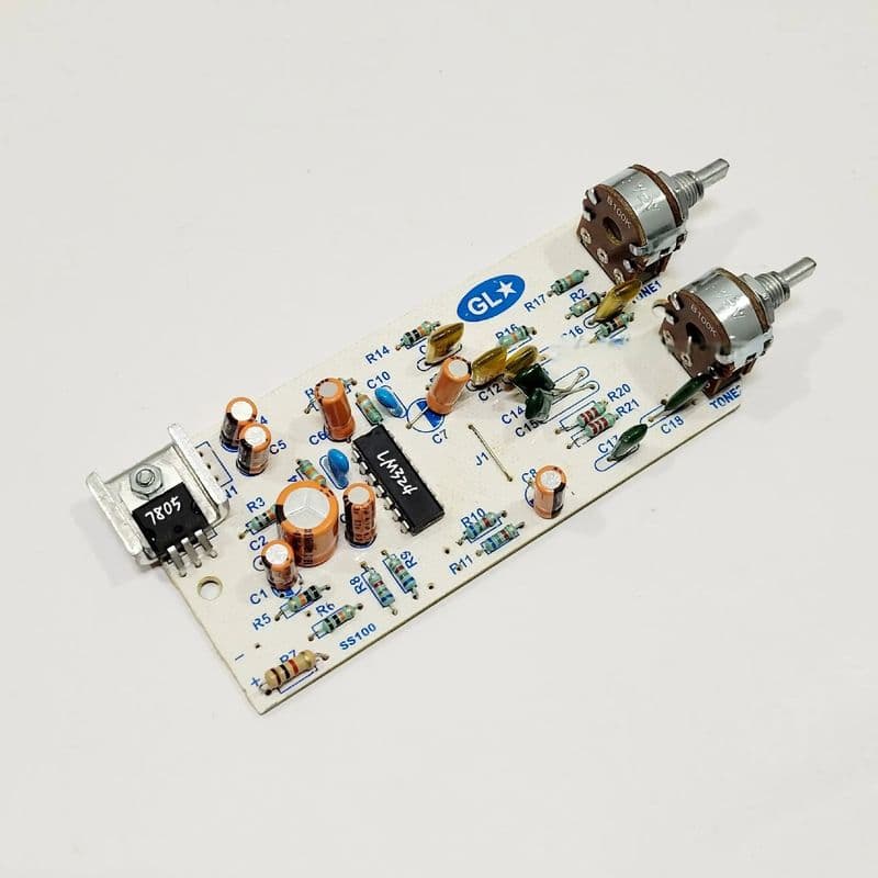 LM324 Bass Treble Board 12V [DIP Version] - View 2