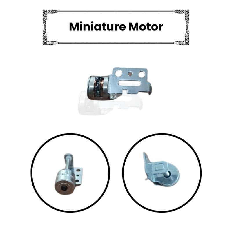 4-Pins Miniature DC Stepper Motor with Screw Shaft - View 2