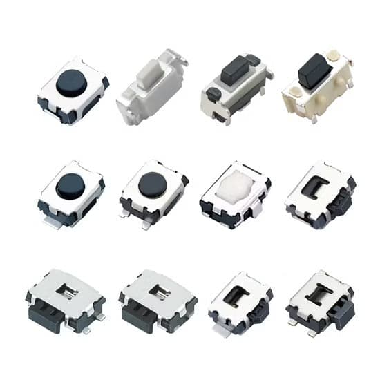 Horizontal Side-Push Tactile SMD Tact Keys Button - View 1