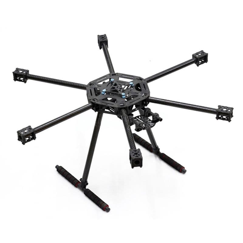 LJI X6 600mm Carbon Fiber / Glass Fiber Hexacopter Frame Kit - View 3