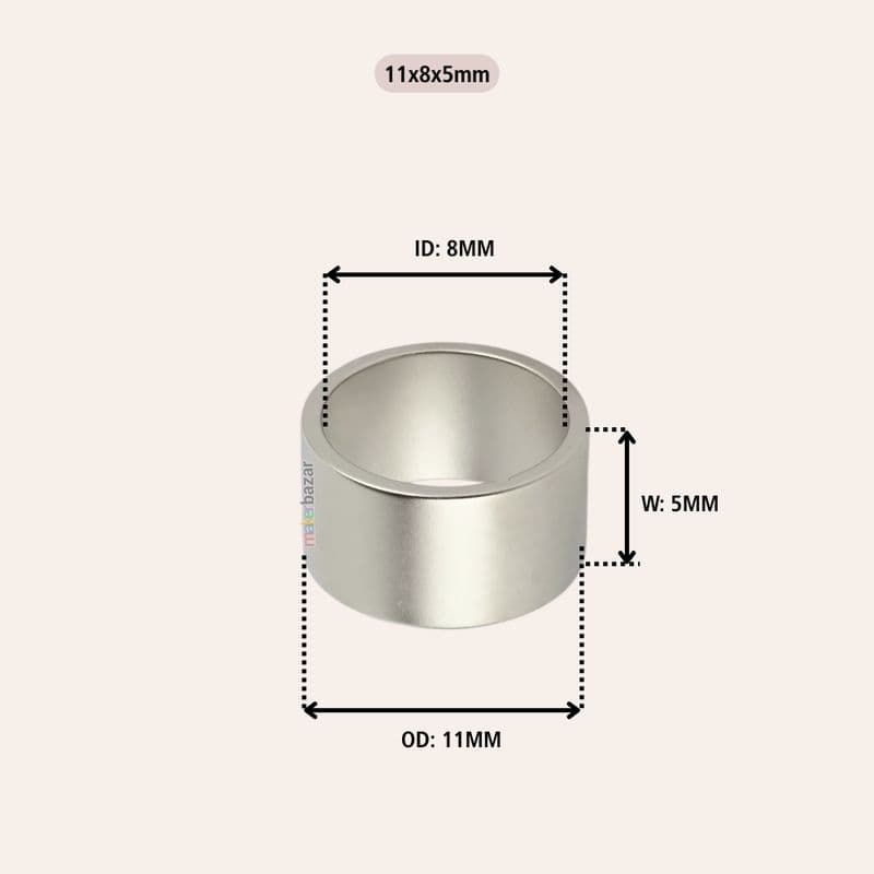 Neodymium Ring Magnets with Hole High Strength Rare Earth - View 3