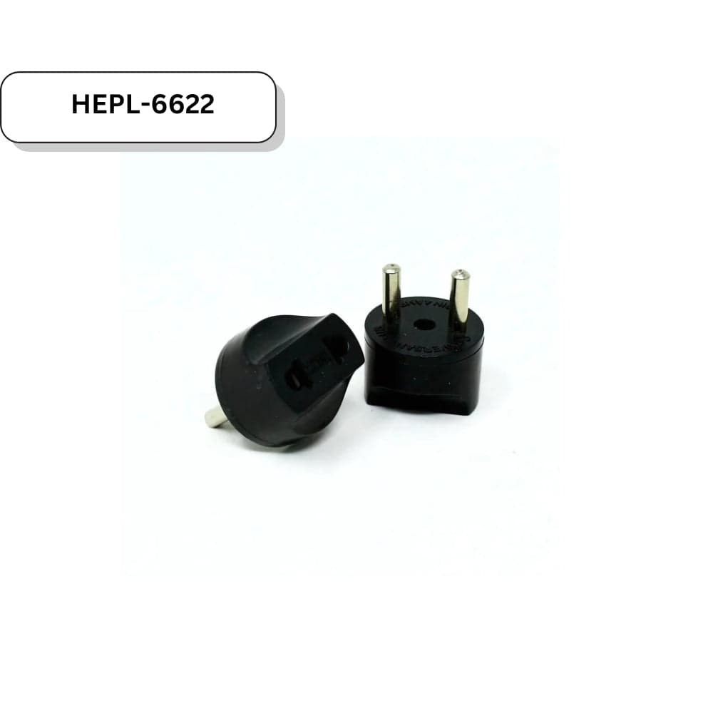 Hilex 2-Pin Plug Converter US to EU Adapter - View 3