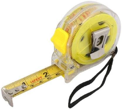 Generic: 5mtr Transparent Measuring Tape with Press Release Locking System - View 1
