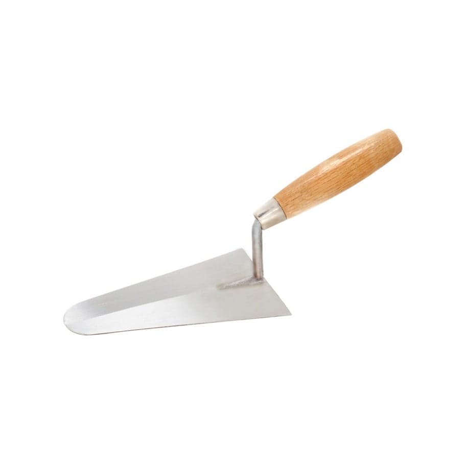 MT2 Masonry Gauging Trowel Round Toe Straight Heel with Wooden Handle 14inch - View 1