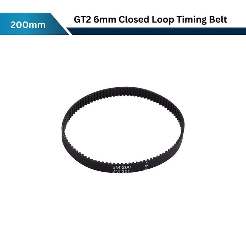 GT2 6mm Closed Loop Timing Belt - View 2