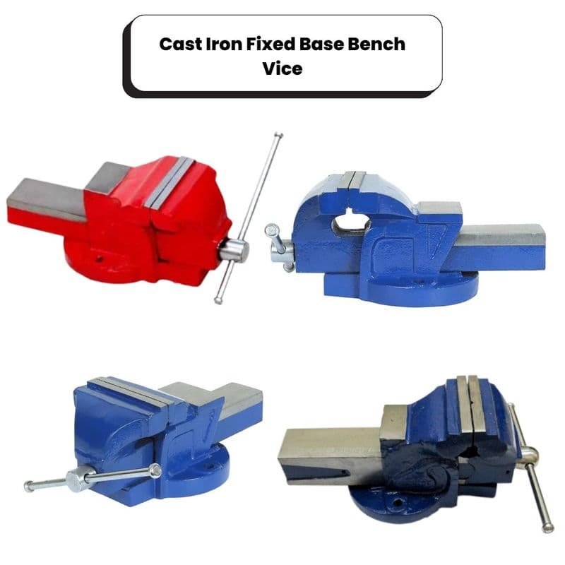 Cast Iron Fixed Base Work Bench Vice - View 1