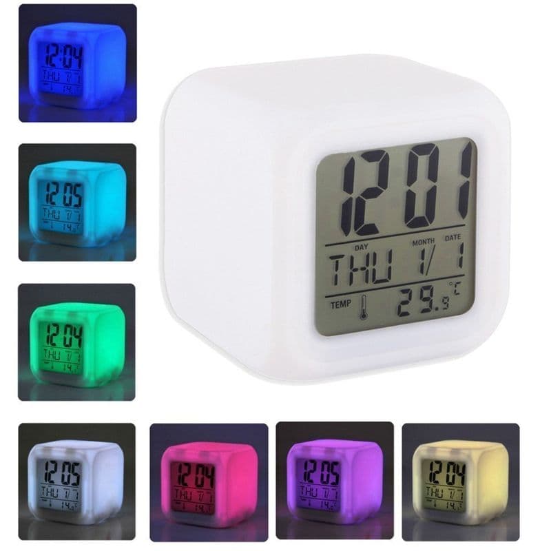 Digital Color Changing Alarm Clock for Home/ Table - View 1