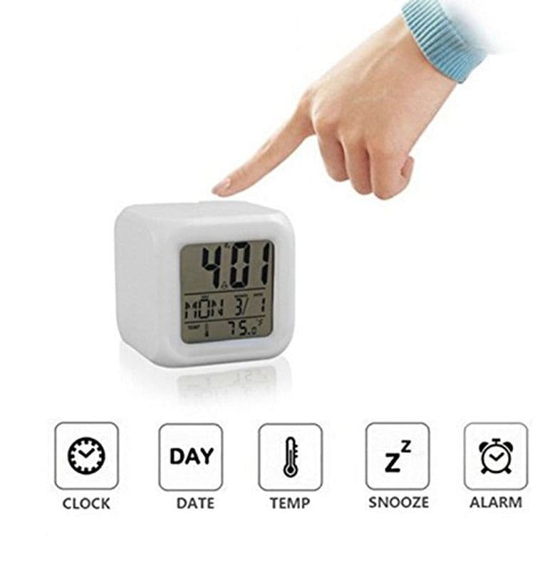Digital Color Changing Alarm Clock for Home/ Table - View 2