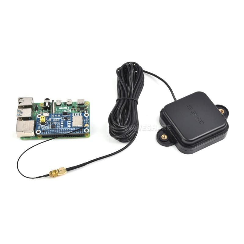 Waveshare: 25482 GNSS L1+L2+L5 Multi-GNSS & Multi-Frequency Active Antennaioning Systems - View 3