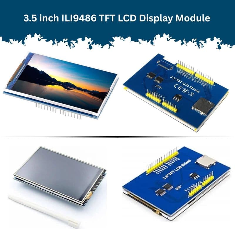 3.5inch ILI9486 TFT LCD Display Module - View 1