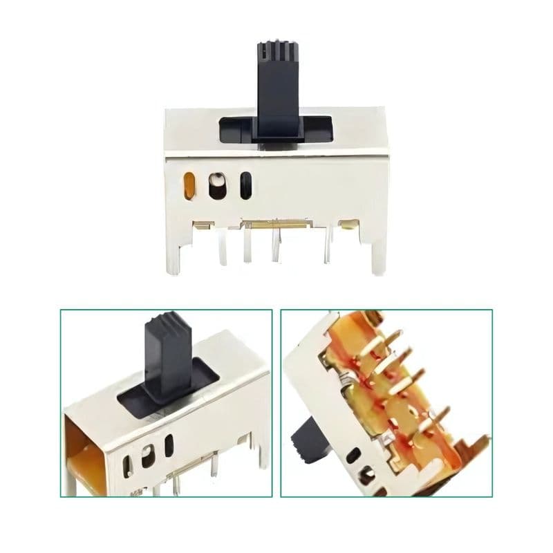 SS23D03 DP3T 8-Pin Slide Switch - View 1