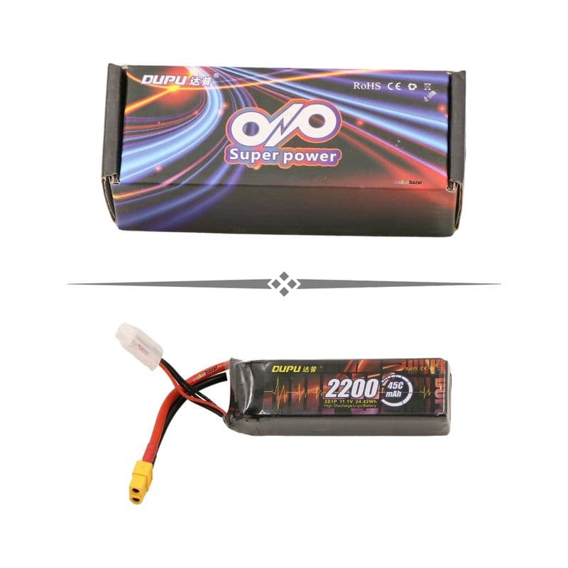 DUPU 3S 11.1V LiPo Battery Pack 45C - View 3