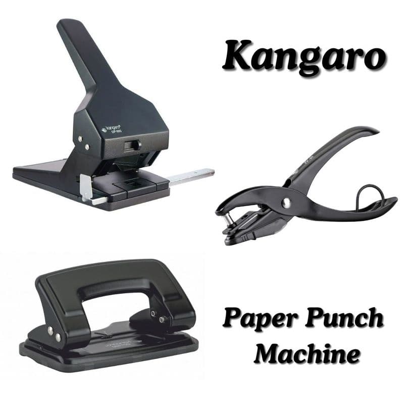 Kangaro: Desk Essentials Paper Punch Machine - View 1