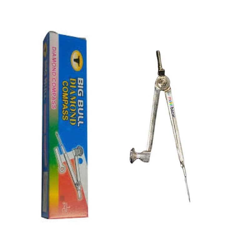 Metal Geometry Diamond Compass for Precision Drawing - View 2