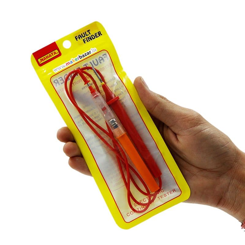 Nahata: Fault Finder Electronic Continuity Tester with Button Cells - View 1