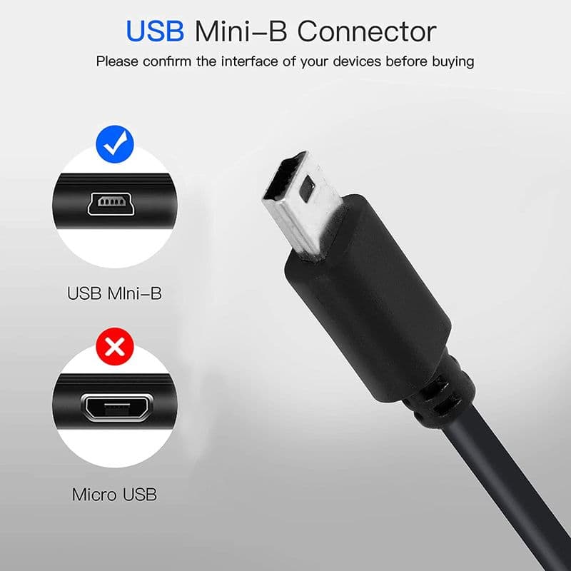 Mini USB Male to USB Female OTG Adapting Cable - View 3
