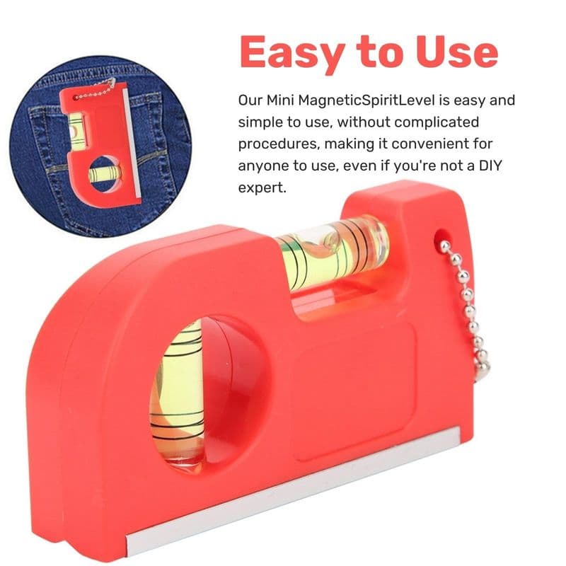 Mini Spirit Leveler Portable Torpedo Hand Tool [Plastic Body] - View 3