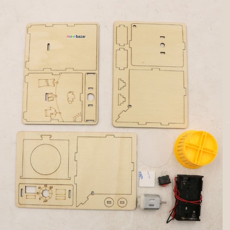 Wooden DIY Washing Machine Toy Kit - View 1