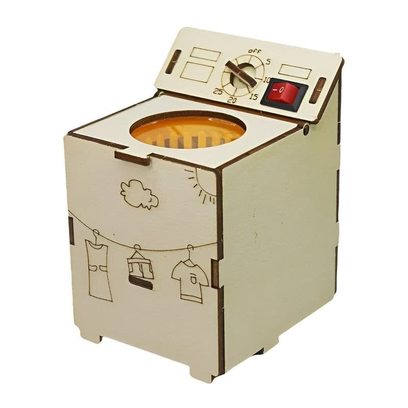 Wooden DIY Washing Machine Toy Kit - View 2