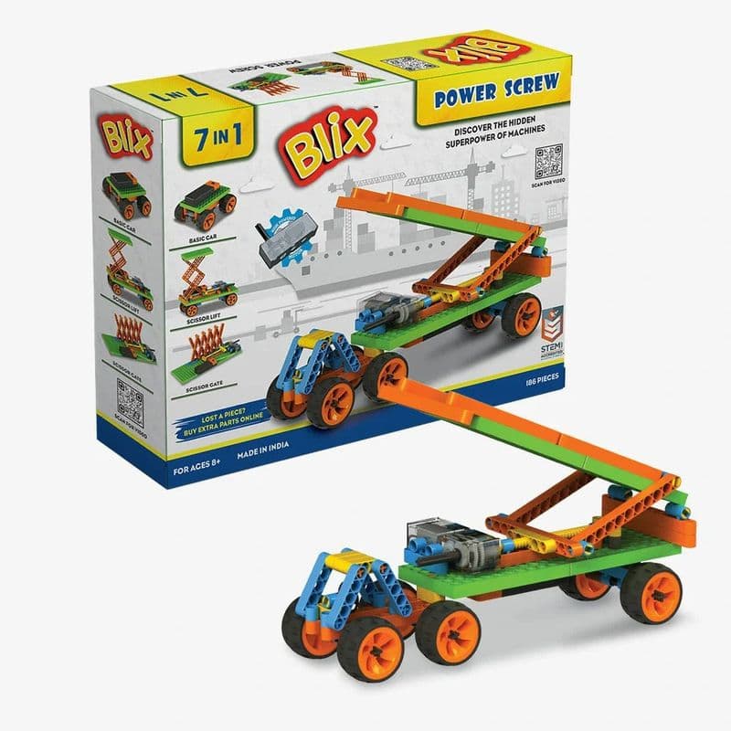 Blix: 7 in 1 Power Screw Robotics STEM Kit - View 1