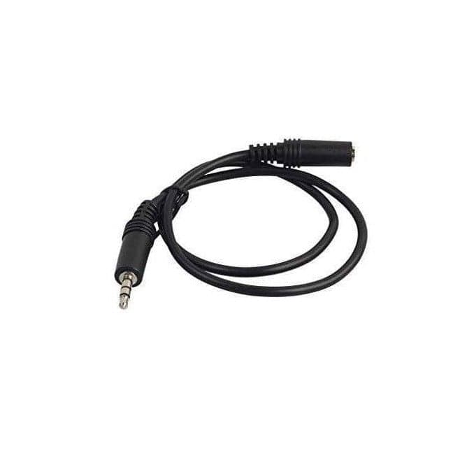 3.5mm Stereo Male To Female AUX Cable - 60cm - View 1