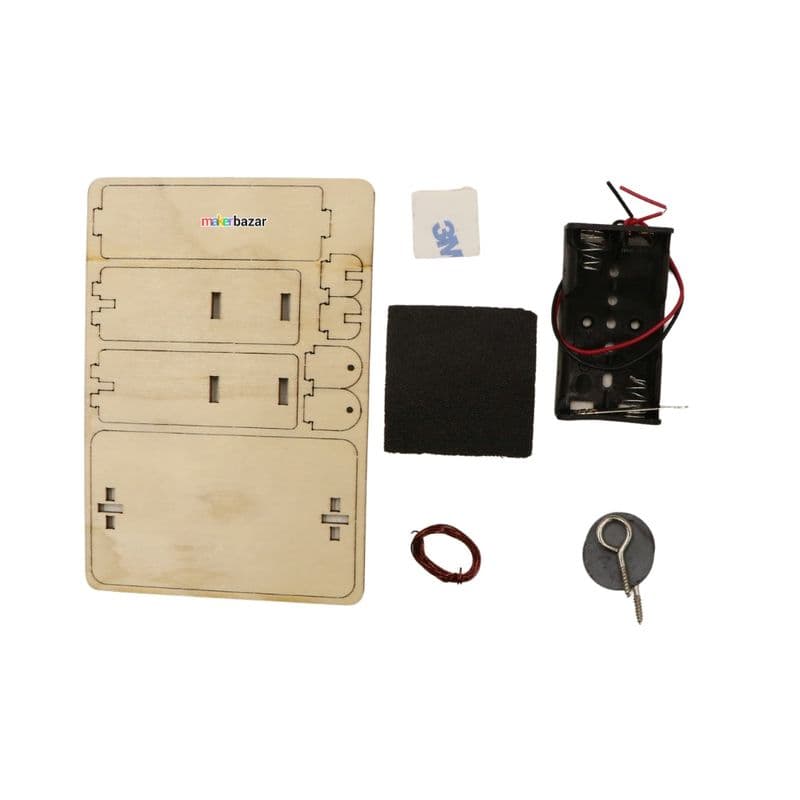 DIY Wooden Electromagnetic Motor Science Experiment Kit - View 2