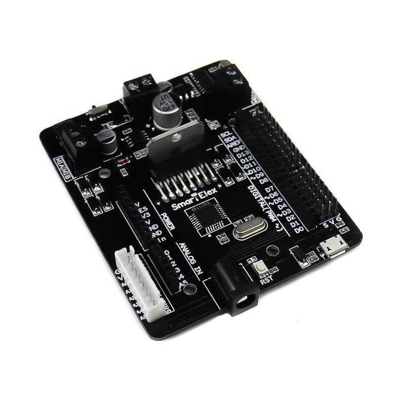 SmartElex L298N Motor Driver with Onboard Arduino Uno. - View 3