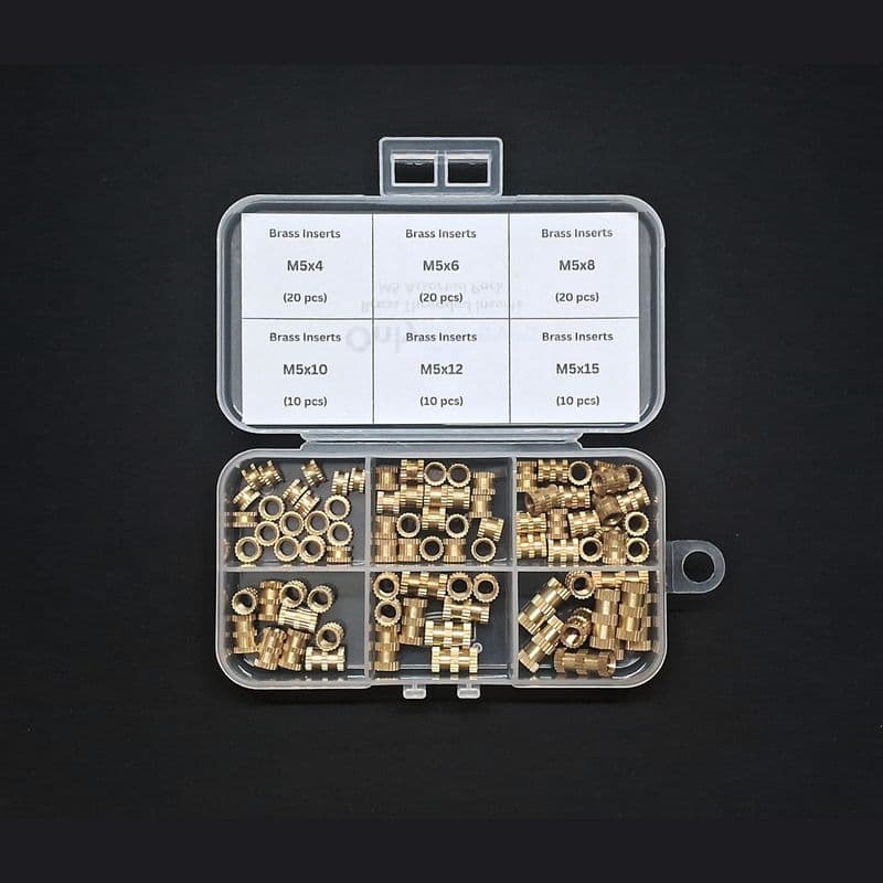 Brass Inserts Nut Assorted Pack - View 3