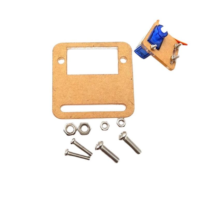 Servo Mount Holder Acrylic Bracket for SG90/MG90 Motors - View 1
