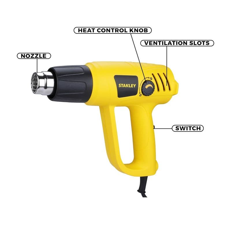 STANLEY STXH2000 2000W Variable Speed Heat Gun - View 3
