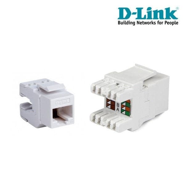 D-Link RJ45 Cat6 LAN Keystone Modular Socket I/O Port - View 1