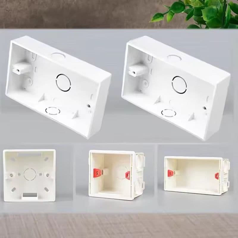 PVC Wall Mount Surface Box for Electrical Sockets - View 1