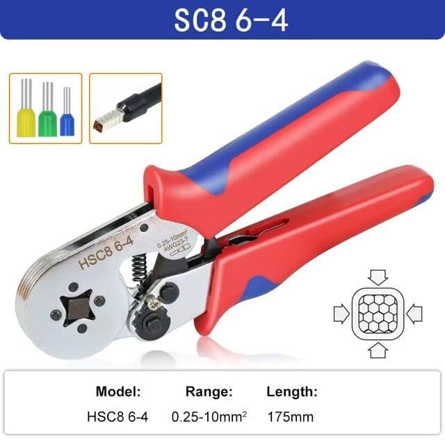 Ferrule Connector Wire Crimping Tools AWG23-10 - View 2