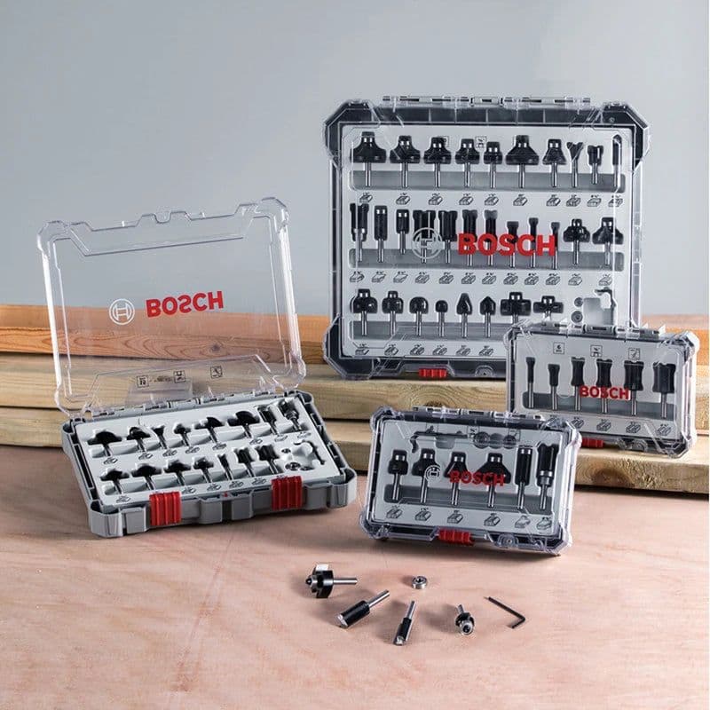 Bosch Wood Router Milling Cutter Bits Set - View 1
