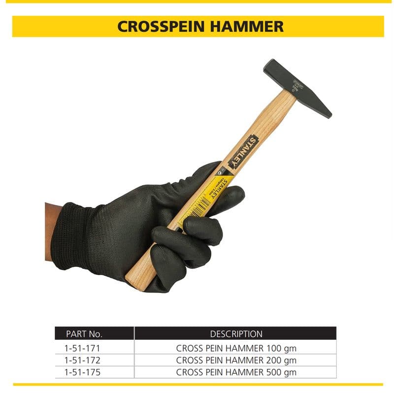 Stanley Crosspein Hammers with Wooden Handle - View 1