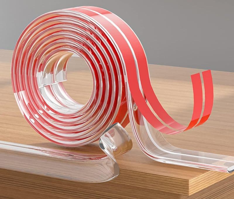Table Edge Protection Clear Strip - View 1