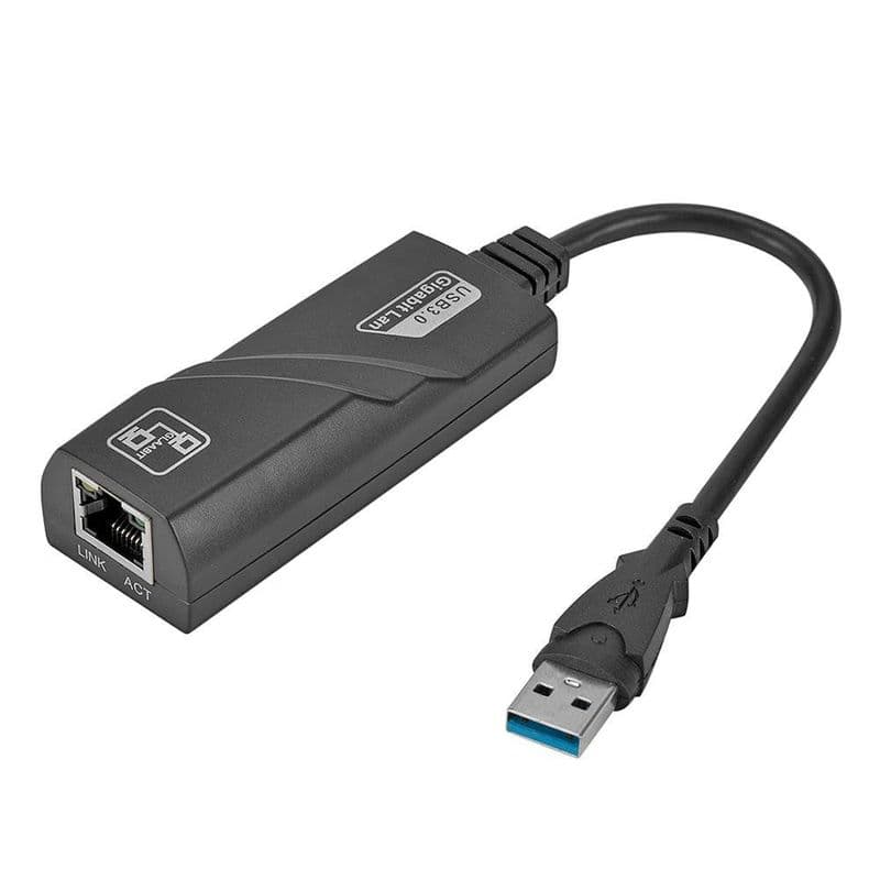 USB 3.0 Gigabit Ethernet Adapter 10~100 Mbps - View 1