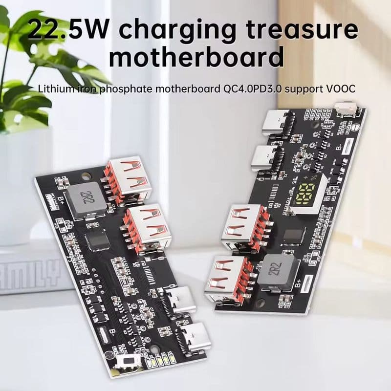 22.5W Quick-Charging Micro/Type-C Power-Module QC4.0 PD3.0 VOOC - View 1