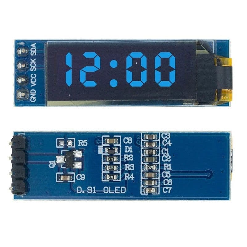 0.91 inch I2C/IIC Serial 4-Pin OLED Display Module - View 2