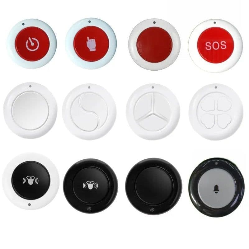 433Mhz RF Wireless Remote Control Key Round Switch - View 1