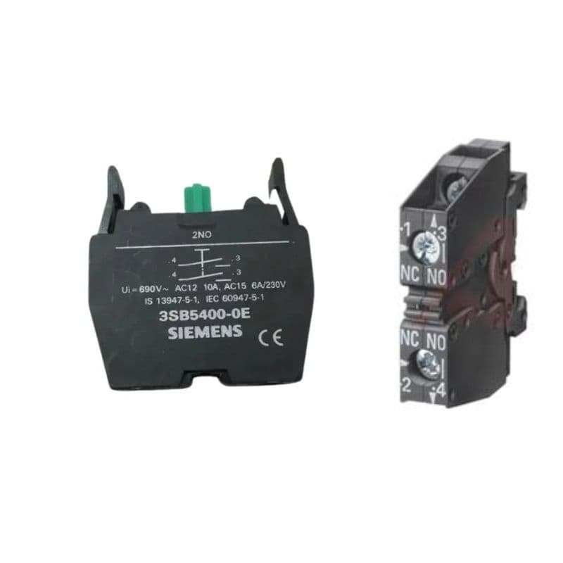 Siemens 3SB54 Contact Block for Push Button, Selector & Key Actuators - View 3