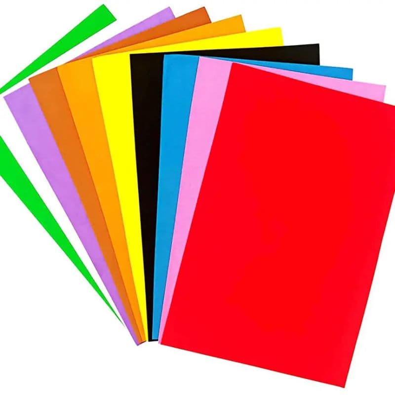 A4 Colored Glace Paper [Pack of 20] - View 1