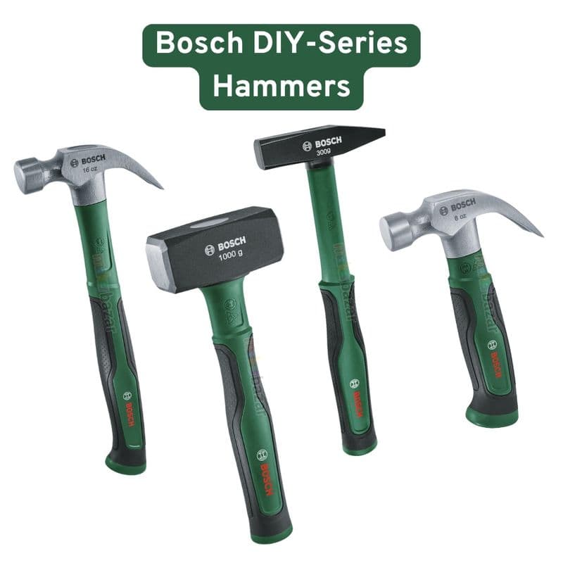 Bosch DIY Carbon-Steel Hammers with Soft-Grip Handle - View 1