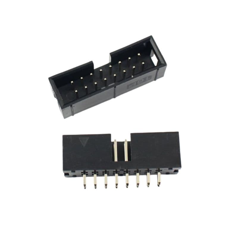 FRC IDC Shrouded Male Box Connector 2.54mm-Pitch Straight - View 2