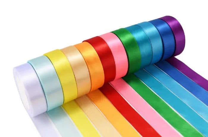 0.5in Satin Ribbon Rolls - 10meters - View 1