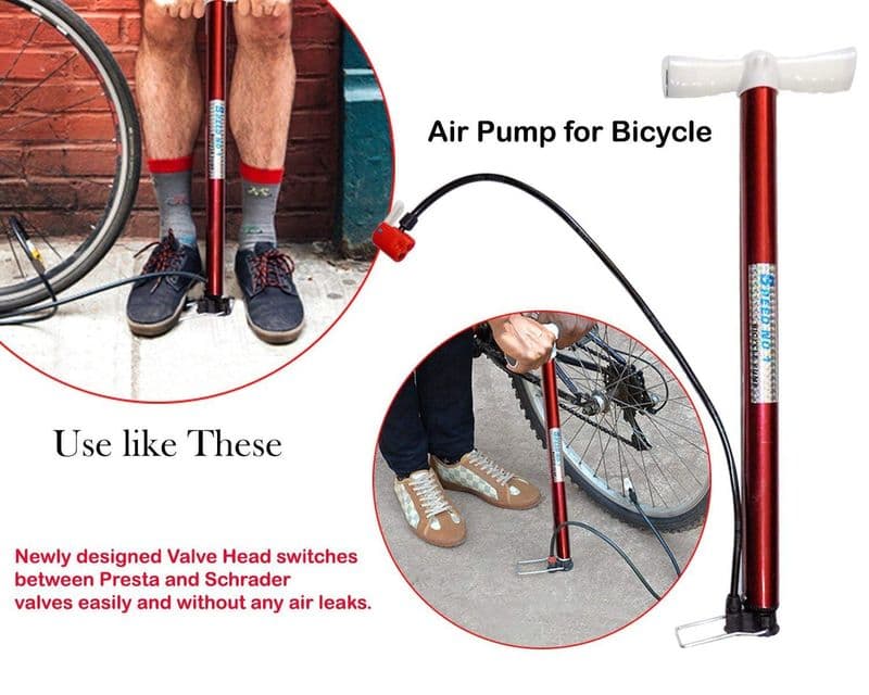 Steel Hand Air Pump Inflator For Cycle/Ball - View 2