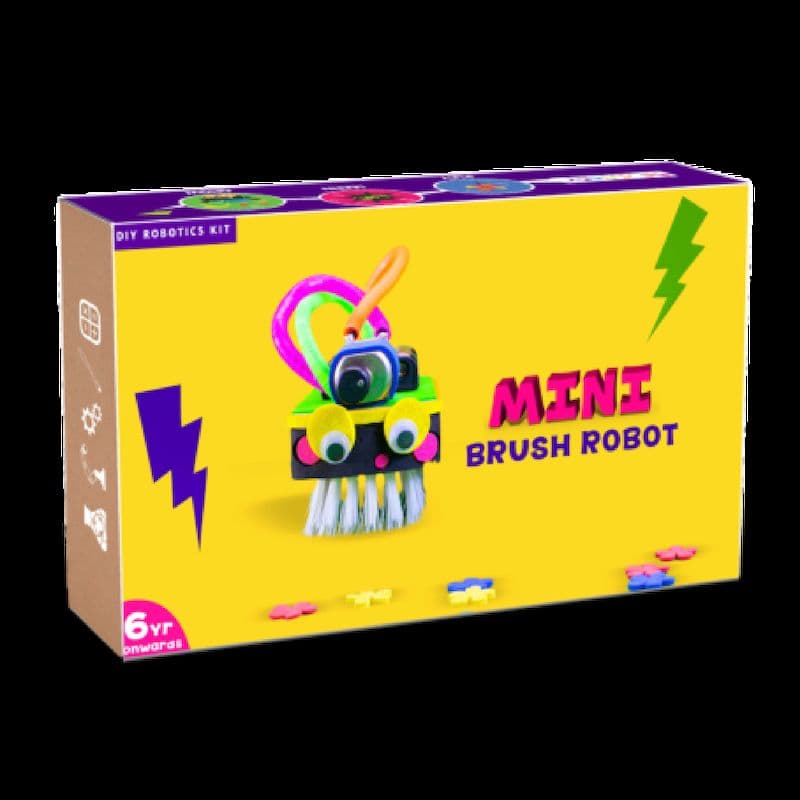 Mini Brush Robot by BeCre8v - View 1