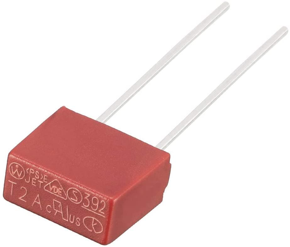 T2A 2A 392 Fuse DIP Mounted Miniature Square Slow Blow Micro Fuse 250V - View 1